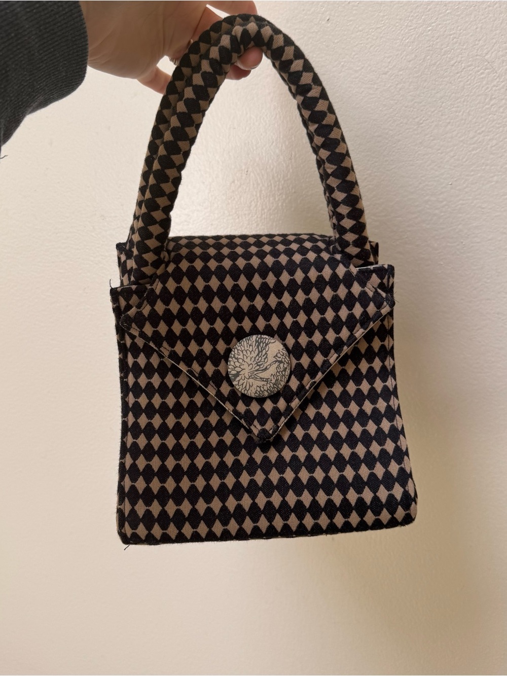 Poesis unique square box bag